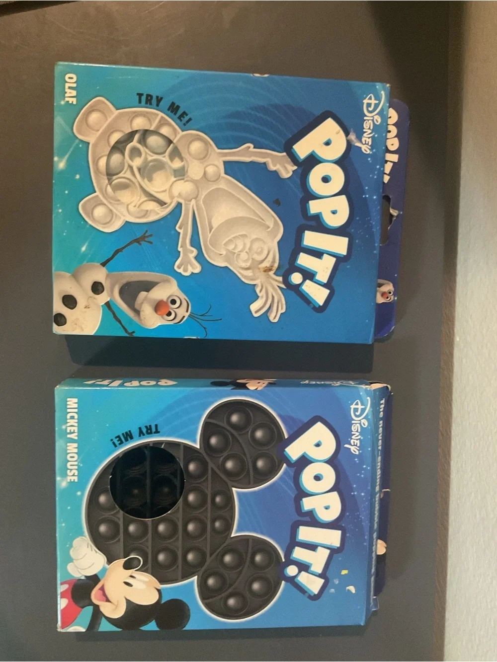 Disney Pop It! Bubble Fidget Toys - Blue and Black